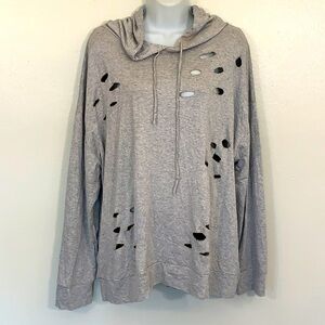 DISTRESSED HOODIE